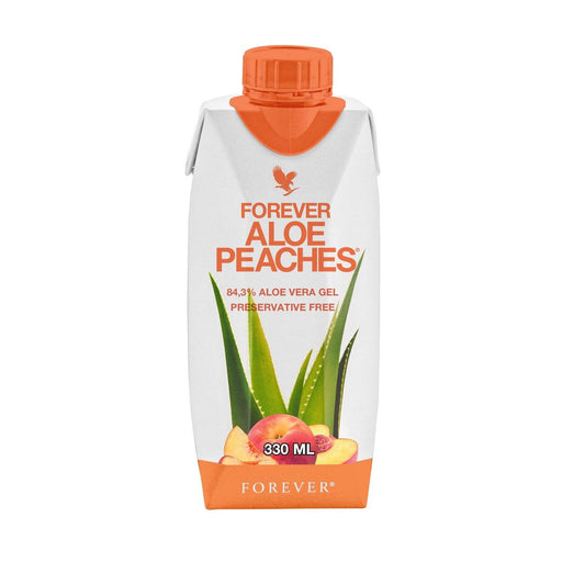 Forever Aloe Peaches® Minis 12 pack 330ml - Forever Aloe Shop